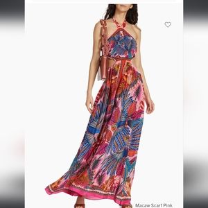 BNWT Farm Rio Maxi Scarf Dress